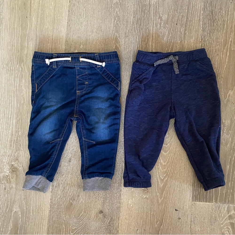 Toddler Boy’s Cat & Jack Pants Lot Sz 12 months 🌟$10 deal!🌟